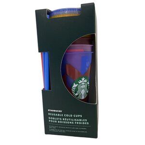 5 New NWT Starbucks Cold Cups - pack five